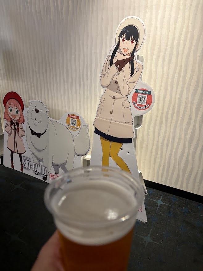 TOHOシネマズ 新宿で生ビール（サントリープレミアムモルツ）
