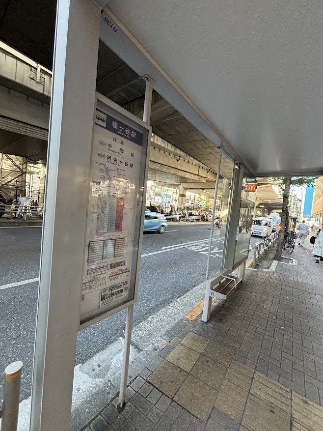 幡ヶ谷駅バス停