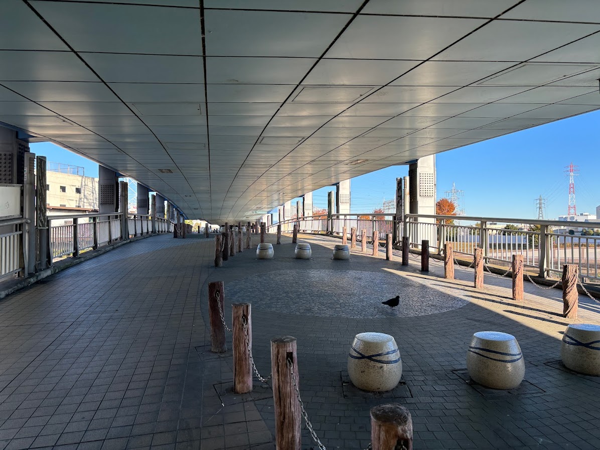舟渡大橋 歩行者通路