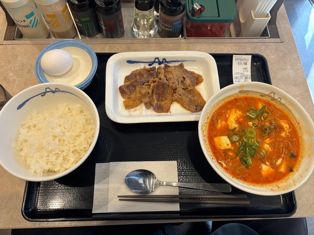 牛豆腐キムチチゲカルビ焼肉セット
