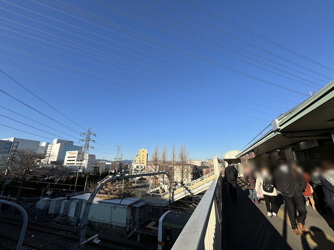 JR八高線北八王子駅前