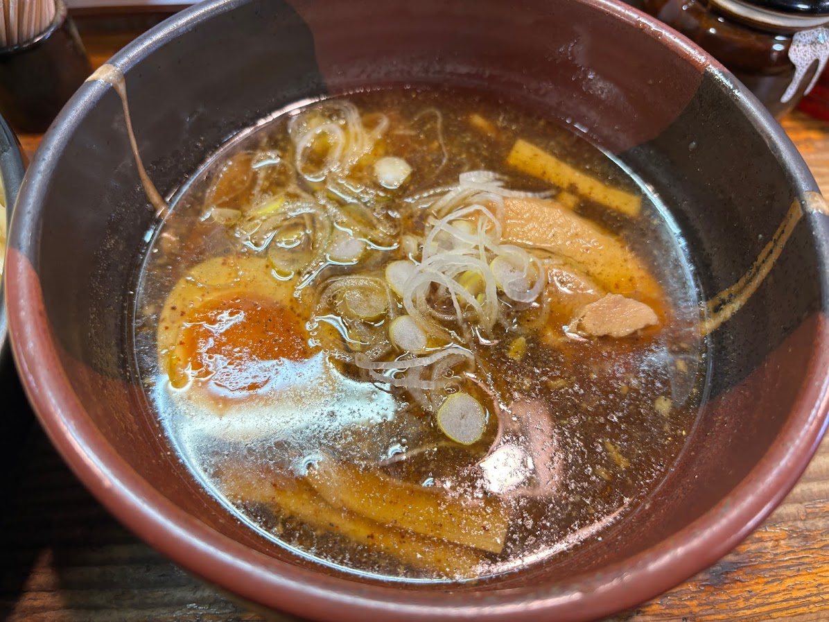つけ麺（細麺、醤油、中盛）