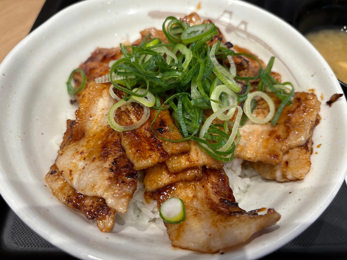 松屋 京王つつじヶ丘店 炙り十勝豚丼