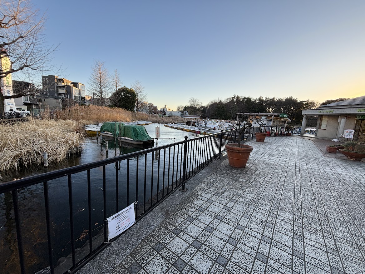石神井公園 ボート乗り場付近