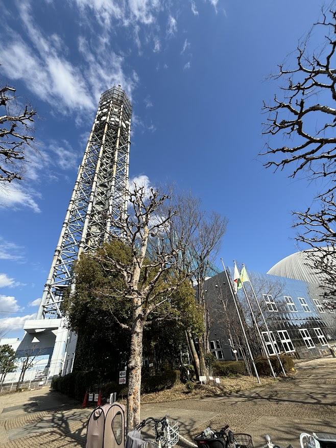 西東京市の多摩六都科学館と田無タワー（スカイタワー西東京）