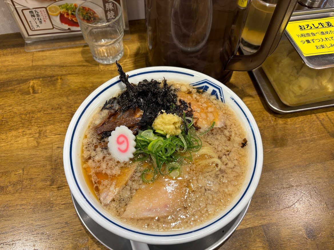 背脂生姜ラーメン