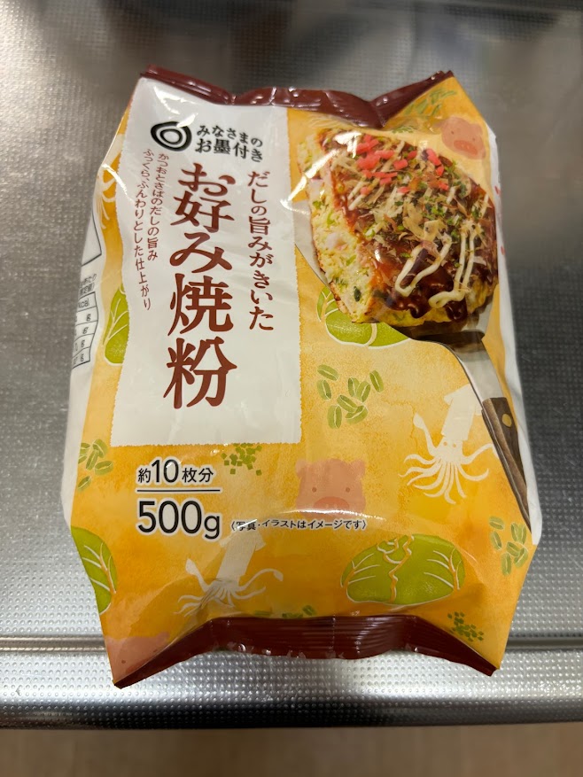 みなさまのお墨付き だしの旨みがきいたお好み焼粉 500g