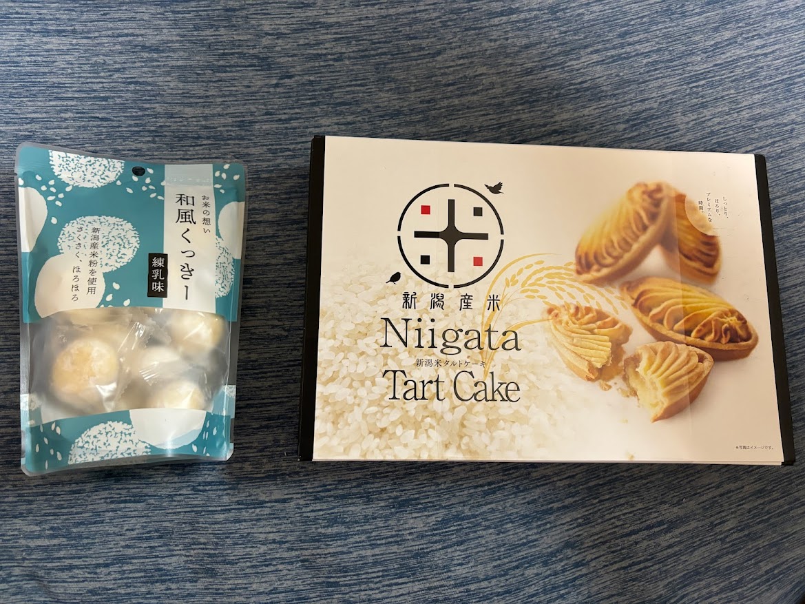 お米の想い 和風くっきー 練乳味と新潟米タルトケーキ