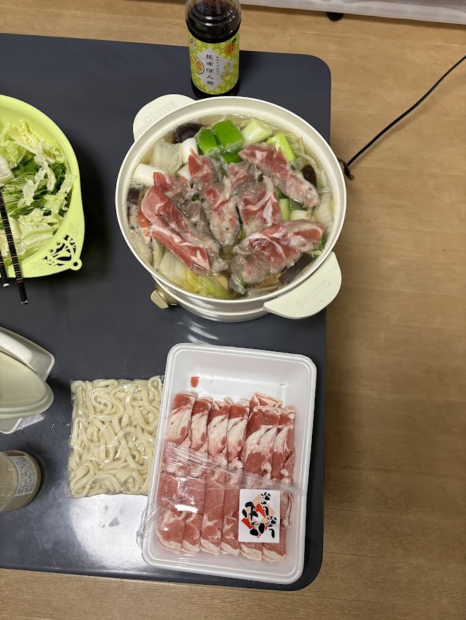 西友で買ってきたラムシャブの肉でラムシャブシャブ鍋