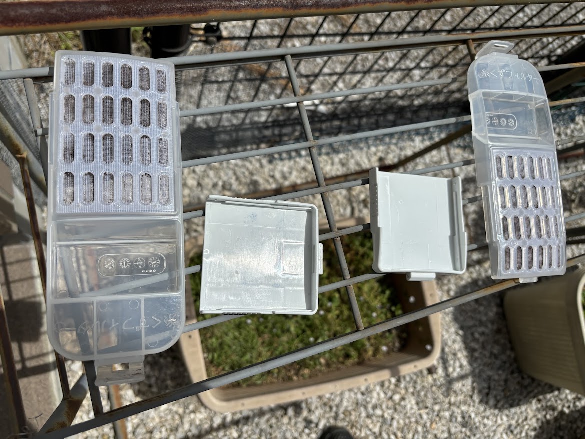 BW-V80Gの糸くずフィルター清掃後