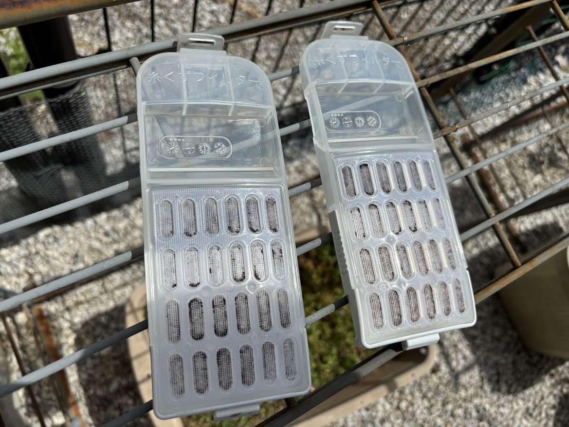 BW-V80Gの糸くずフィルター清掃後