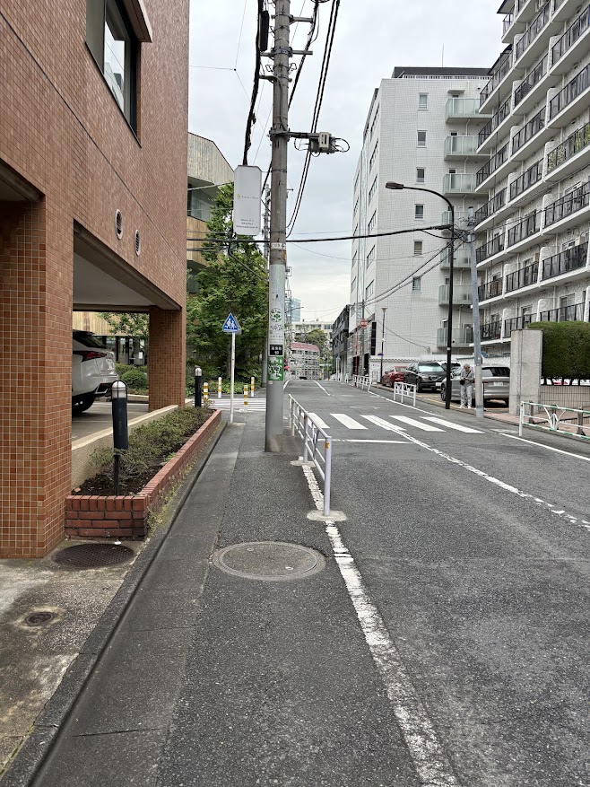 代官山から渋谷区立猿楽古代住居跡公園方面