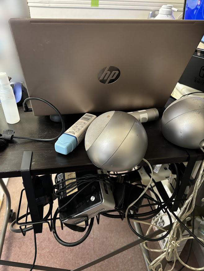 マルチ収納ラック4017 IW01BKを設置