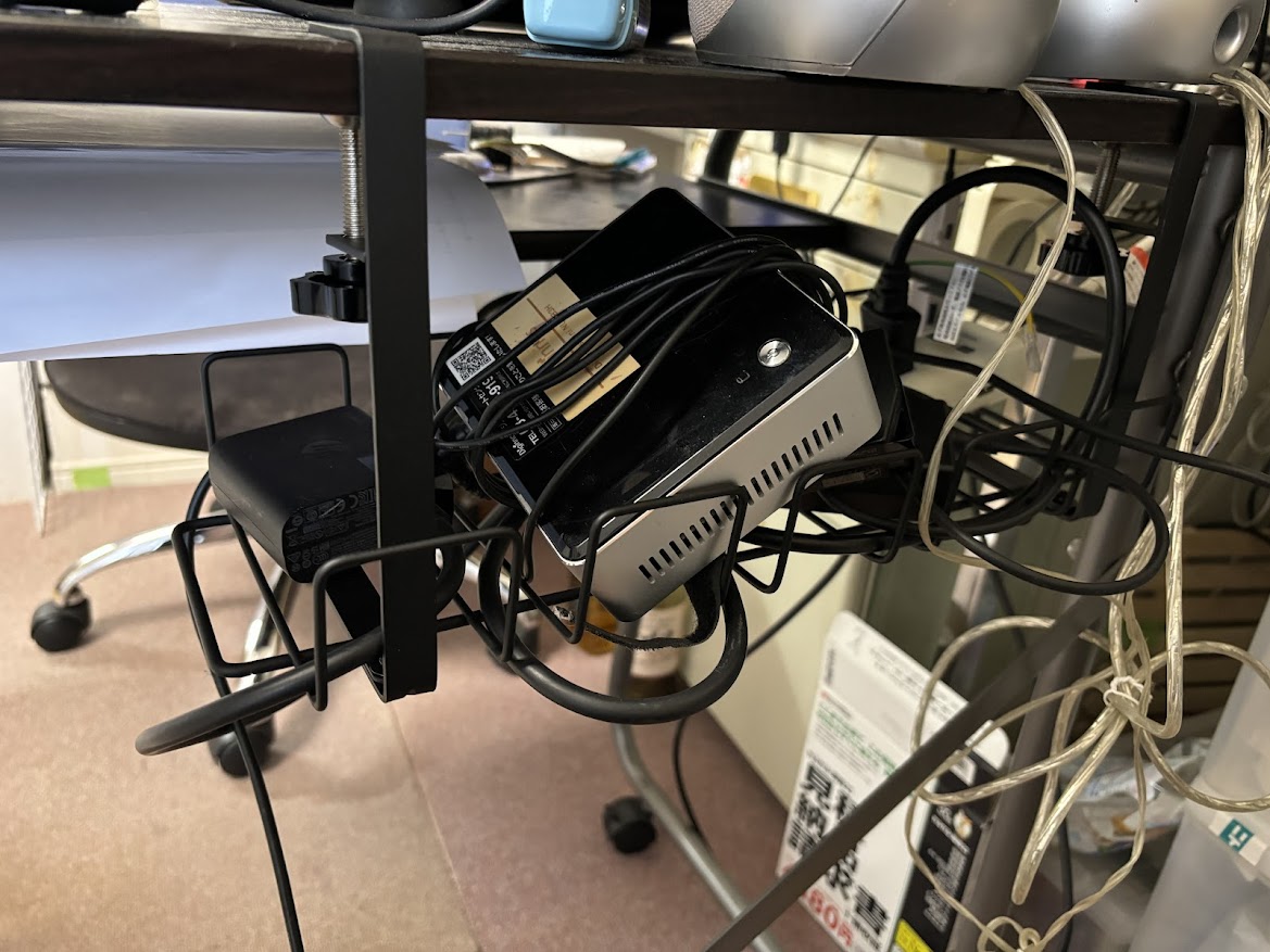 マルチ収納ラック4017 IW01BKを設置