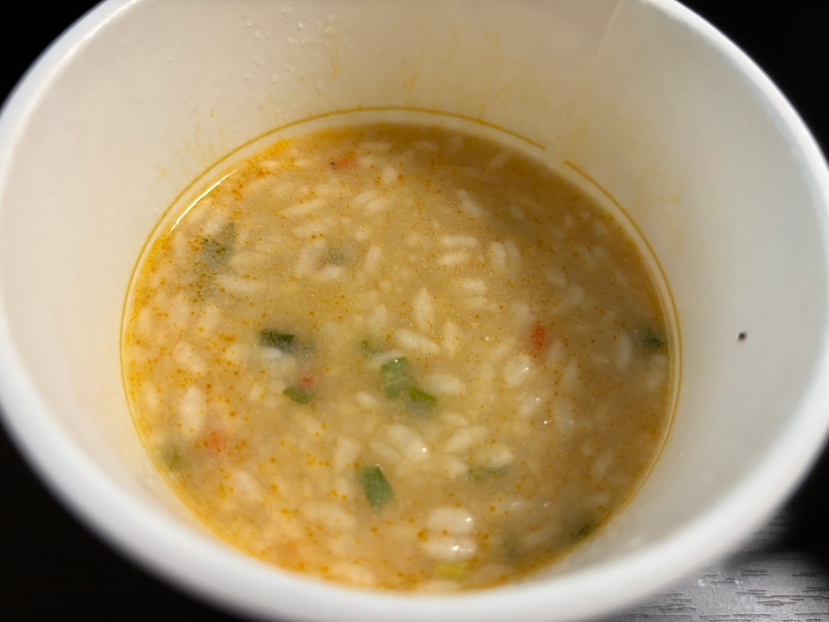 日清台湾メシ 鹹豆漿粥(シェントウジャンガユ)【お酢と辣油が心地よい豆乳お粥】