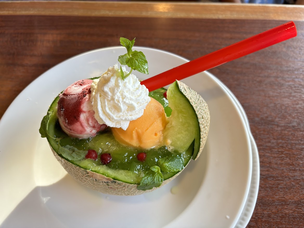 フレッシュメロンボウルパフェ