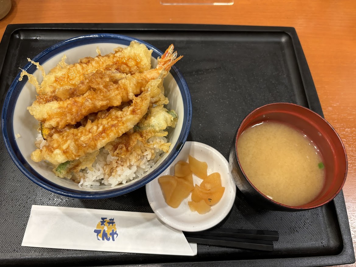 天丼てんや 赤坂見附店で天丼