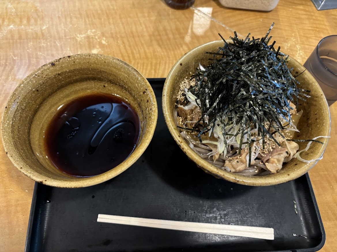ポーク肉そば（中盛）豚