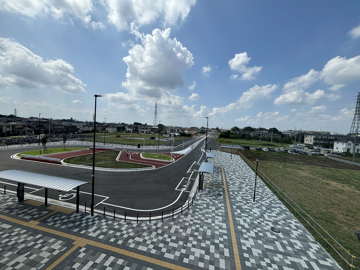 東武野田線(東武アーバンパークライン)の七里駅 北口前