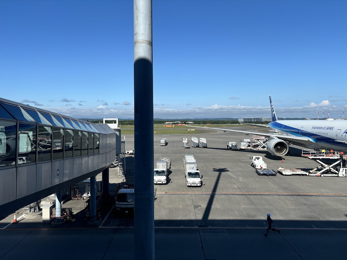 新千歳空港到着