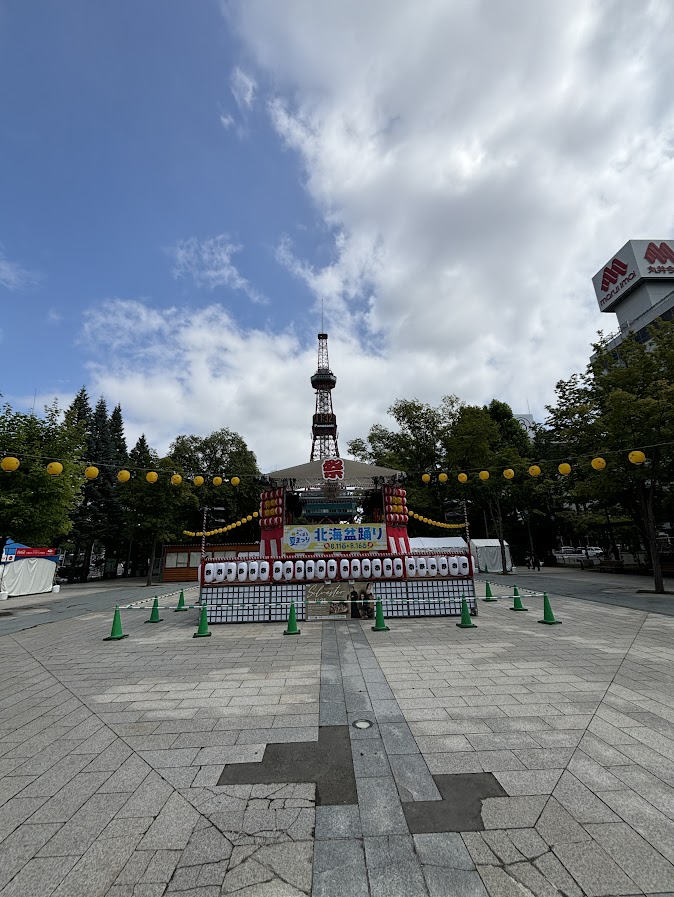 大通公園とテレビ塔