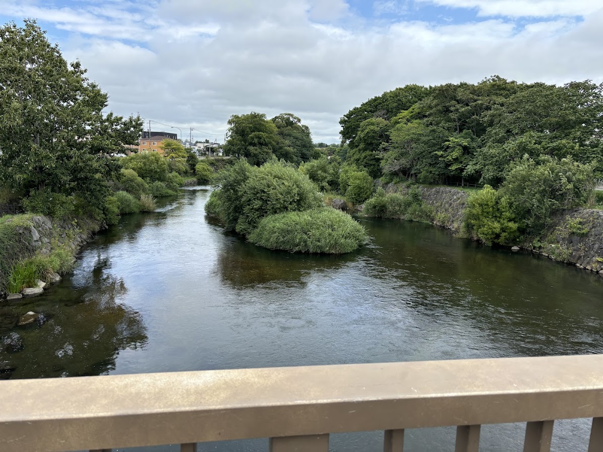千歳川のサーモン橋