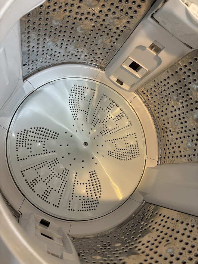 清掃後の洗濯槽