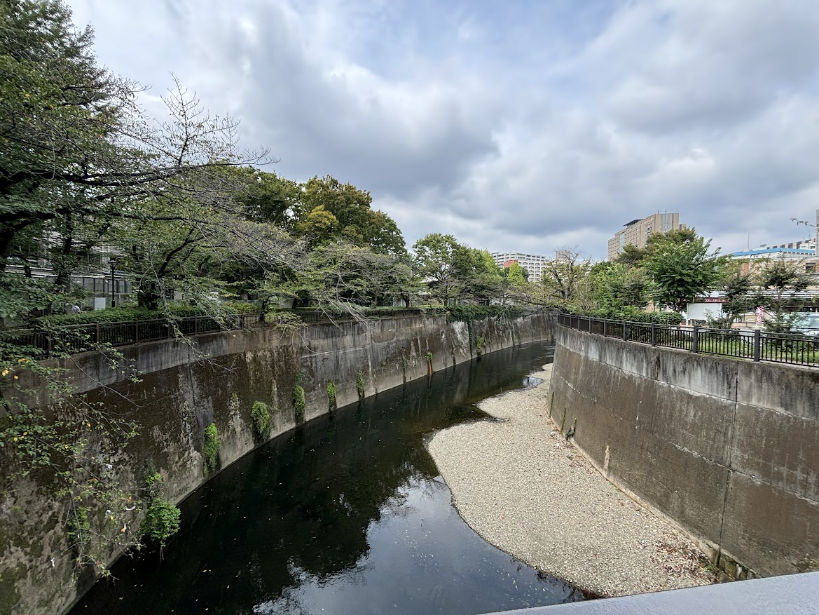 板橋区の石神井川にかかる緑橋