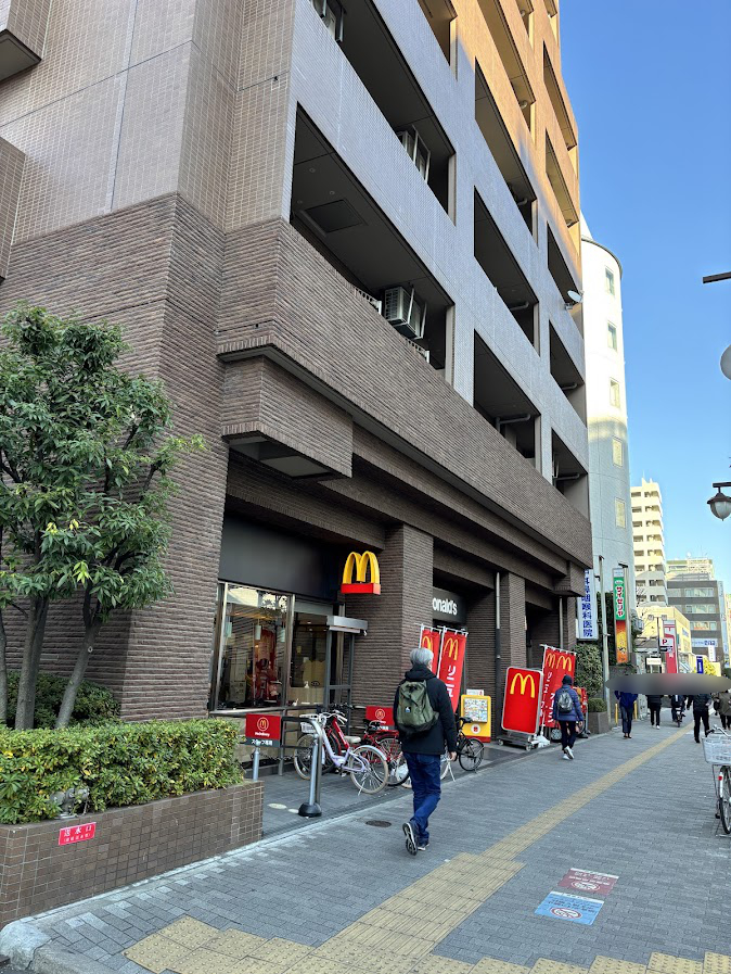マクドナルド 東陽町駅前店 店舗外観
