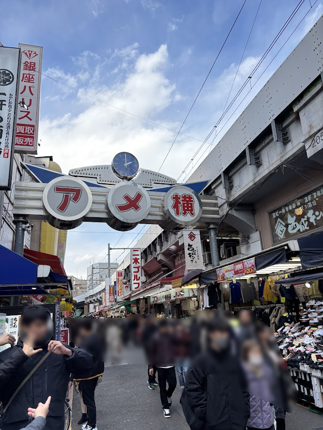 上野・御徒町近くのアメ横