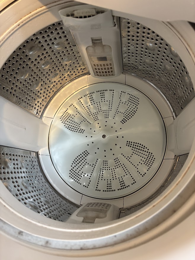 洗たく槽カビキラー投入にして標準コースで洗浄