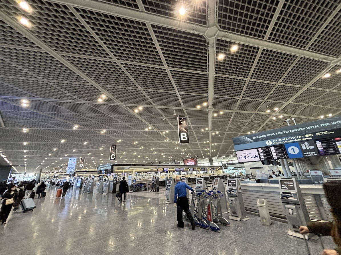 成田空港（成田第１ターミナル）国際線出発