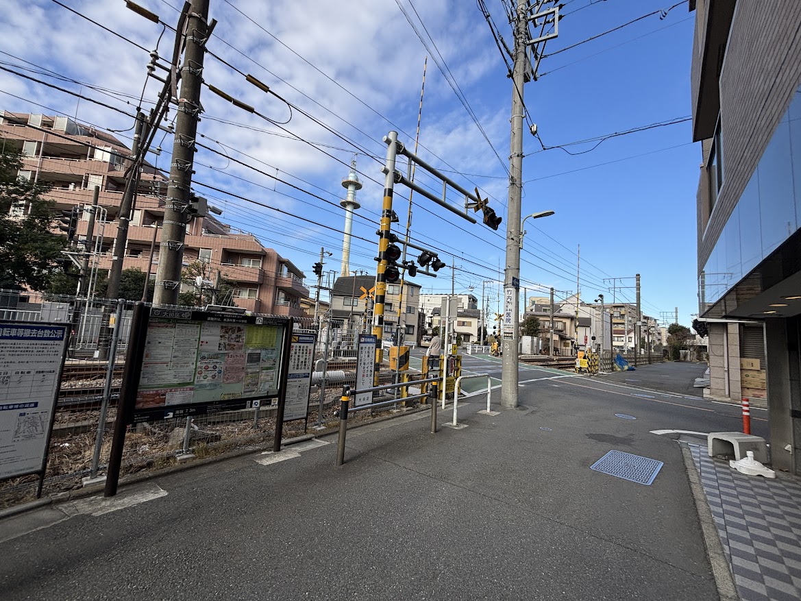 東京多摩川線 沼部駅前（蒲田方面）