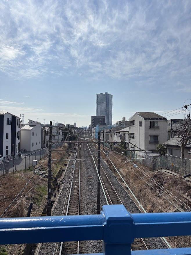 富士見橋から十条方面