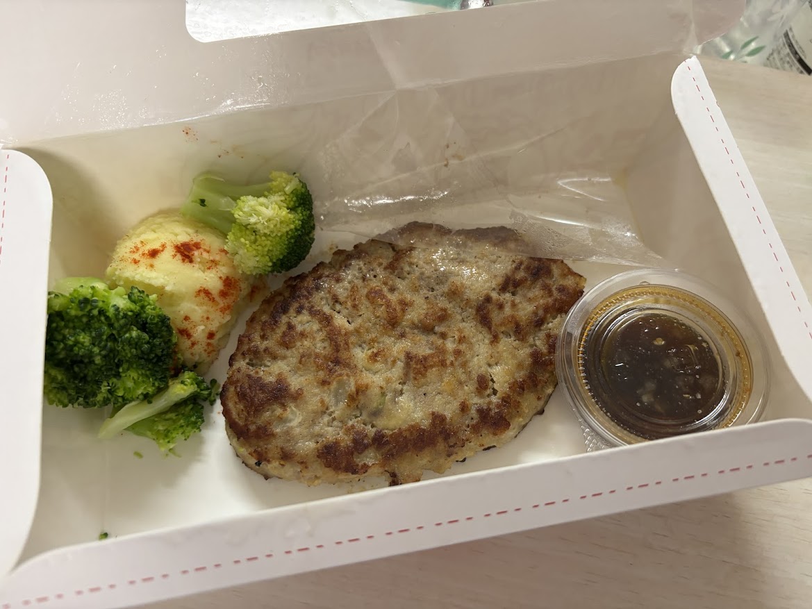 びっくりドンキー 田無店のテイクアウトのレギュラーハンバーグS
