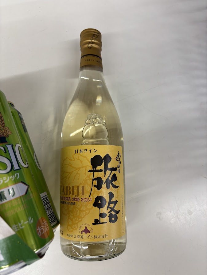 おたる醸造の白ワイン「道内限定販売 旅路(白・やや辛口)2024」