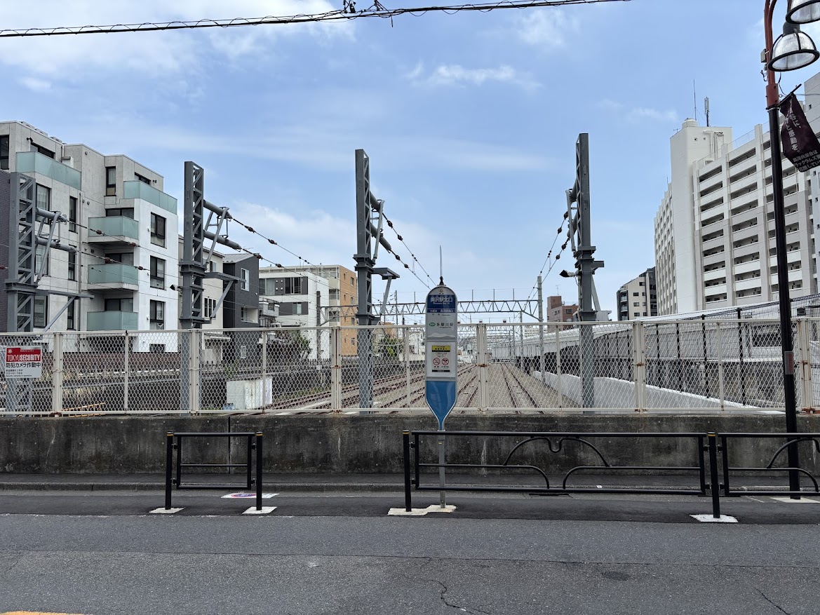東急目黒線 奥沢駅 留置線