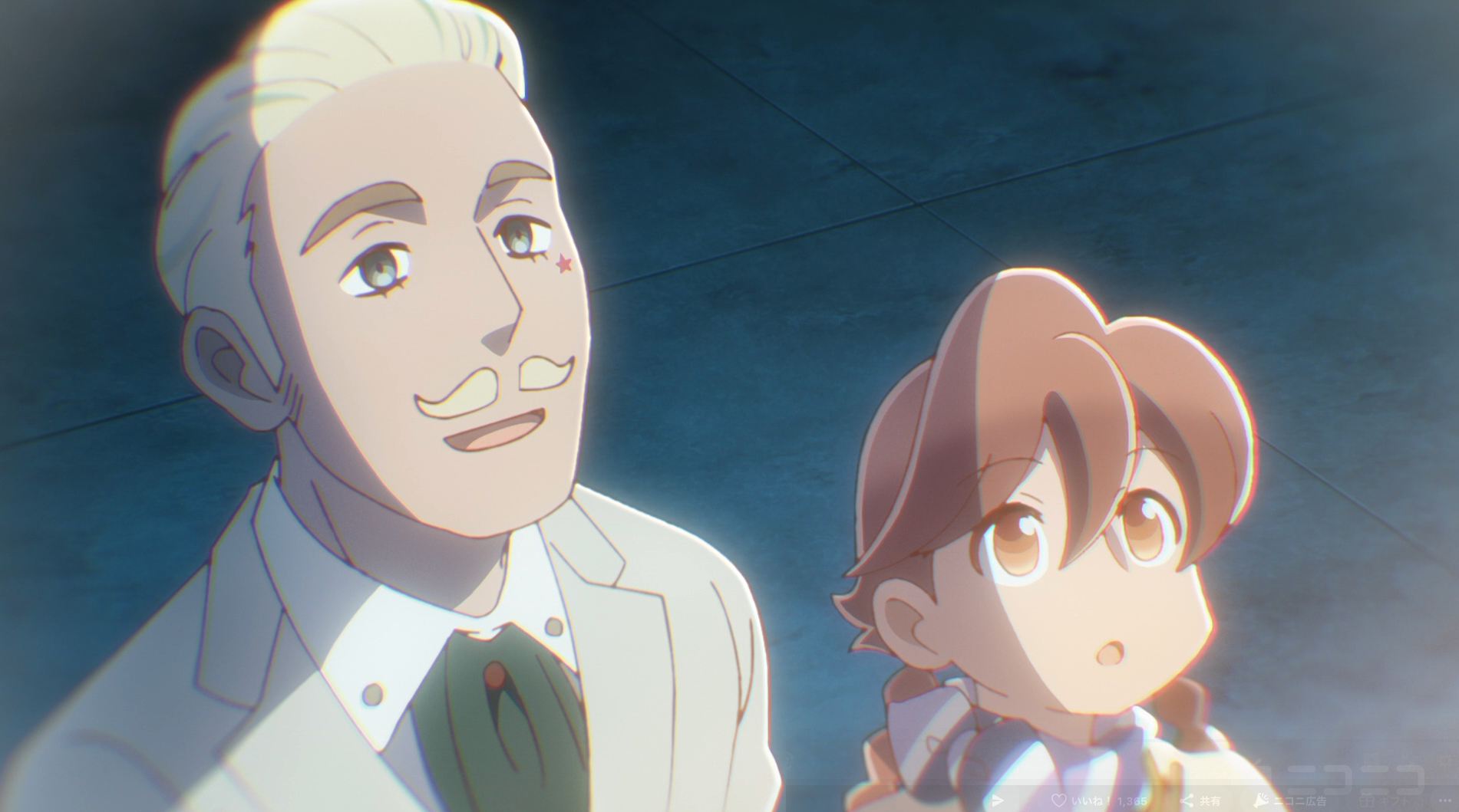 他社の広告衛星を眺めるオーナーとヤチヨさん