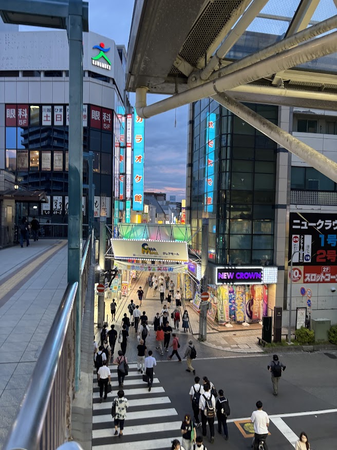 JRや東武の川越駅近くのクレアモール