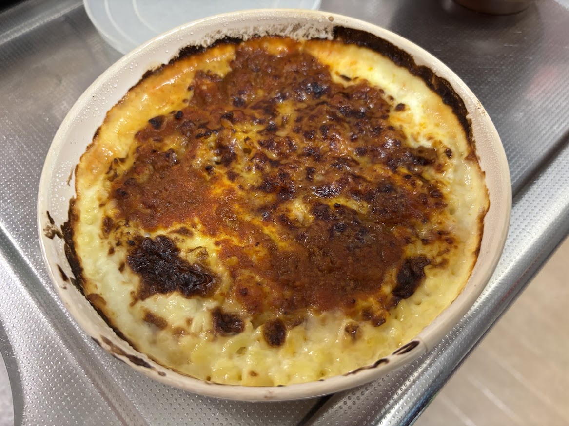 サイゼリヤ 花小金井店で買ってきた持ち帰り（テイクアウト）のミラノ風ドリア