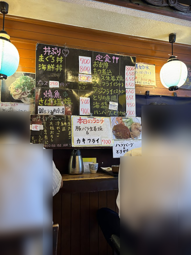 武蔵新田駅前にある居酒屋？定食屋の大衆割烹 白鶴 駅前店 ランチメニュー