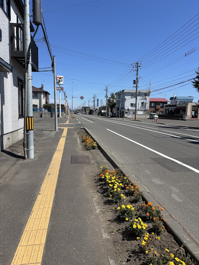 炎天下の三角点通