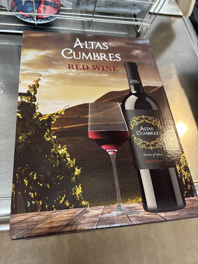 スペインの赤ワイン「ALTAS CUMBRES(アルタス・クンブレス)」3L