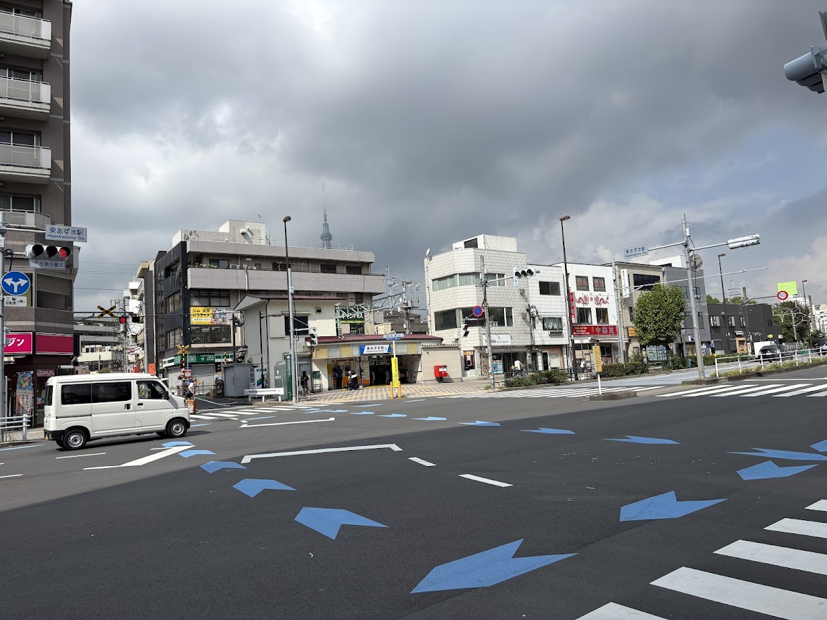 東武亀戸線 東あずま駅前