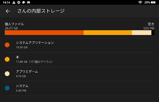 Fire HD 10 タブレット ブラック (10インチHDディスプレイ) 32GB（第9世代）のストレージ