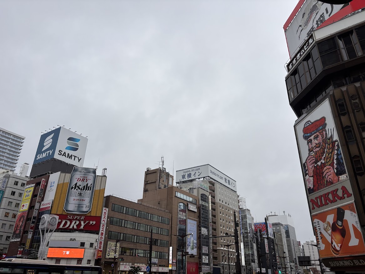 すすきのニッカ広告板