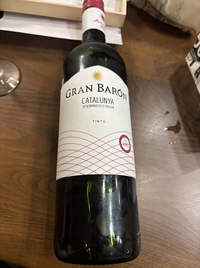 スペインの赤ワイン「GRAN BARON（グランバロン）2023」