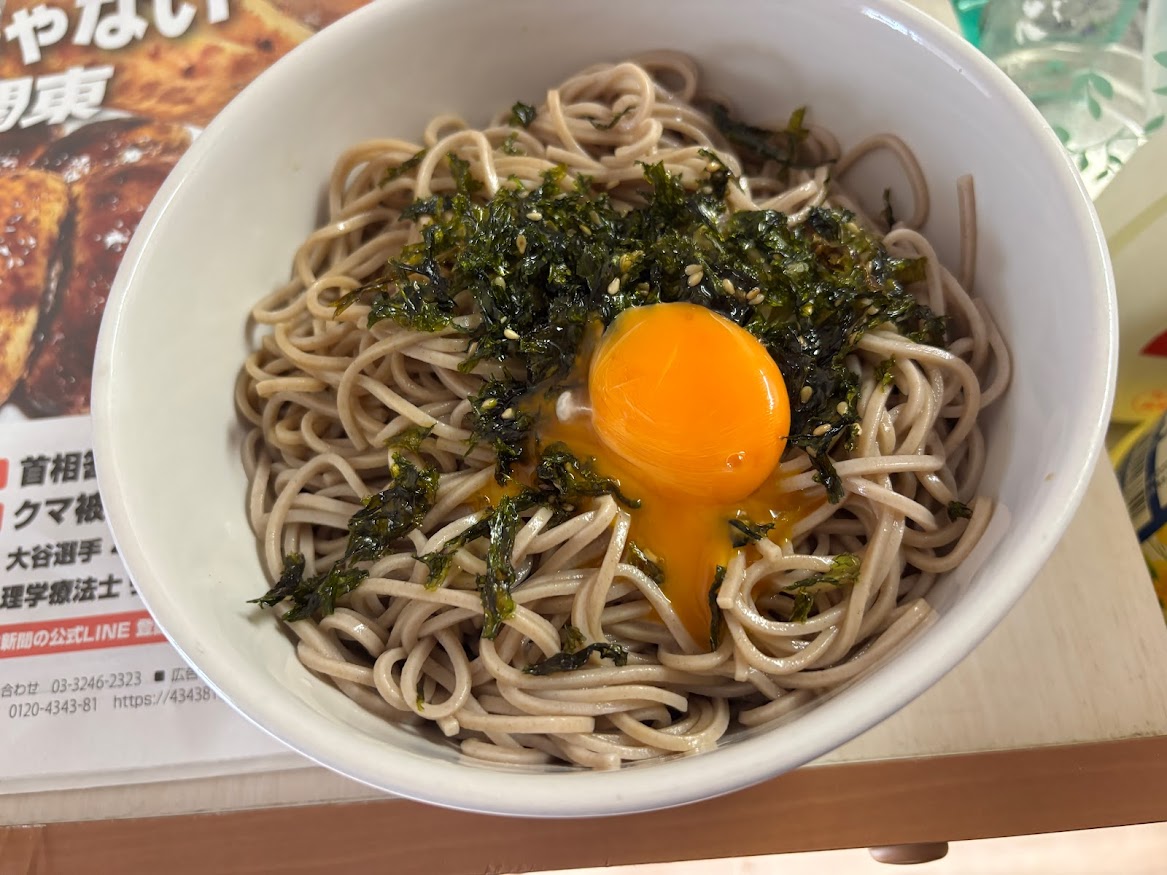 信州そばで作った油蕎麦
