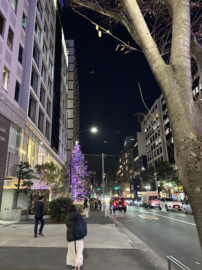 クリスマスイルミネーション（装飾）な表参道 骨董通り