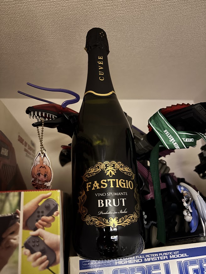 イタリアのスパークリングワイン「FASTIGIO VINO SPUMANTE BRUT(ファステージョ スプマンテ ブリュット)(L.250210 19:51HB)」